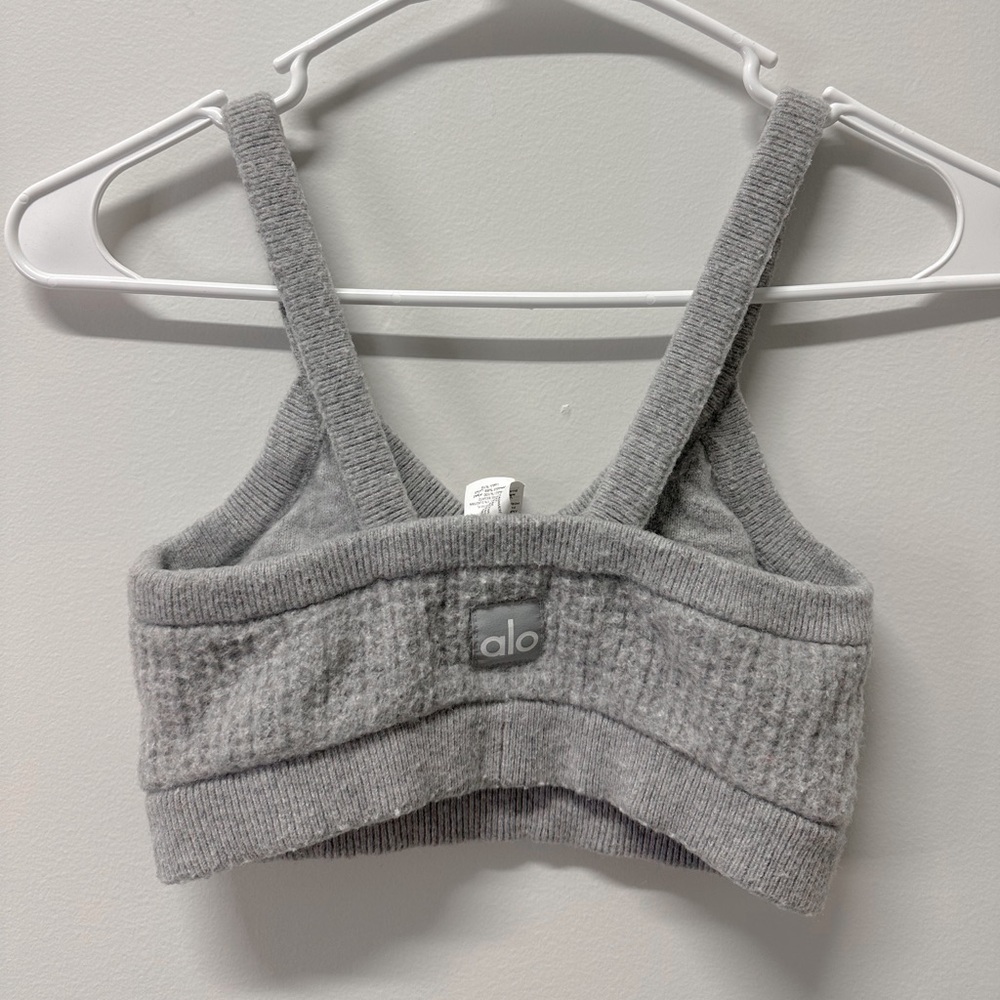 alo cashmere sports bra